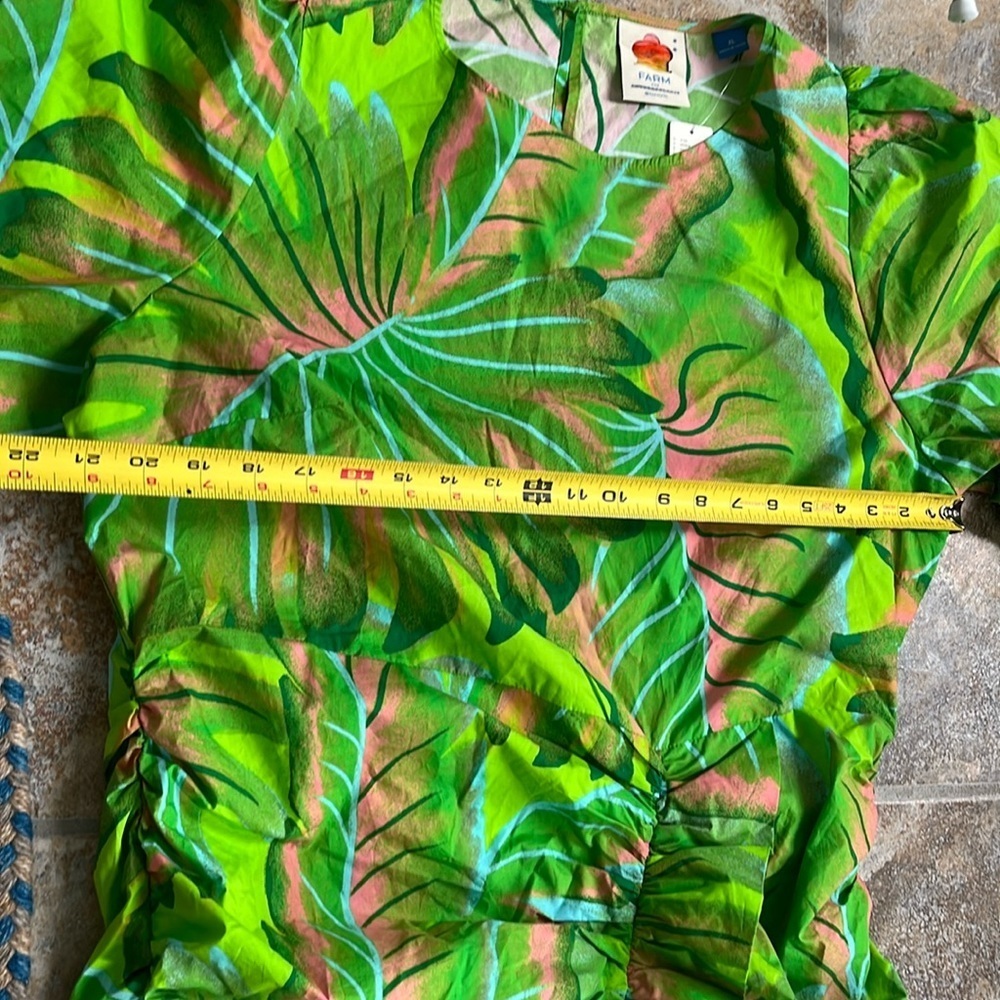Farm Rio Puff Sleeve Mini Dress Size XL NWT - Picture 8 of 13